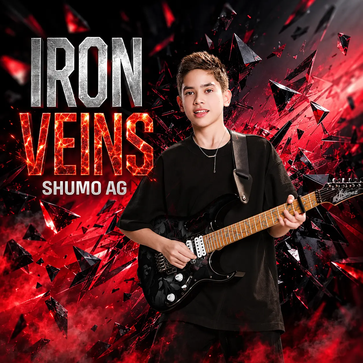 Iron Veins original rock version cover artwork